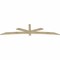 Ekena Millwork Alberta Rough Sawn Timber Gable Bracket, Douglas Fir, 108"W x 27"H x 2"D x 4"F, 6/12 Pitch GBW108X27X0204ALB00RDF - alternate 2